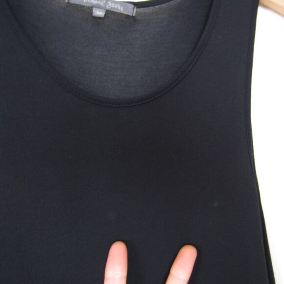 Michael Stars Maxi Dress Black Size M Sleeveless Micro Modal - Picture 10 of 15